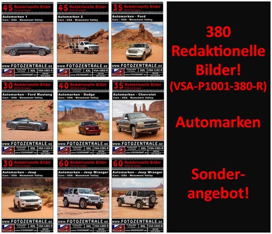 380 REDAKTIONELLE Bilder - Automarken (Sparpaket VSA-P1001-380-R)