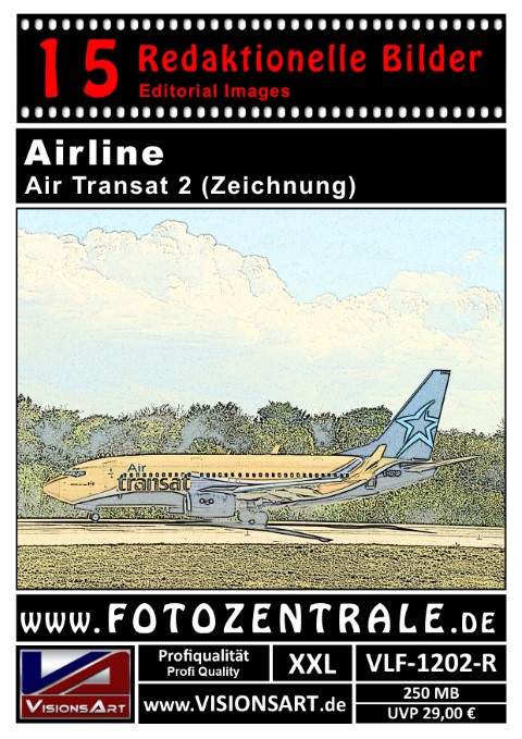 15 REDAKTIONELLE Bilder - Airline - Air Transit - Zeichnung (VLF-1202-R)