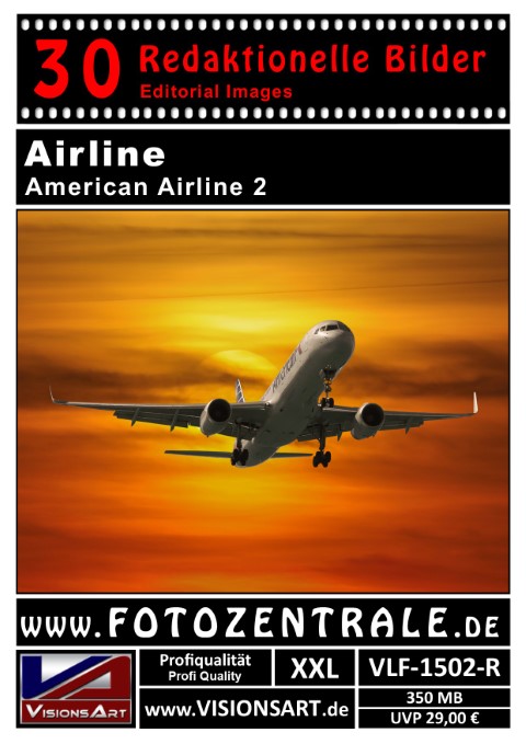 30 REDAKTIONELLE Bilder - Airline - American Airlines (VLF-1502-R)