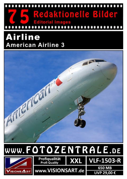 75 REDAKTIONELLE Bilder - Airline - American Airlines (VLF-1503-R)