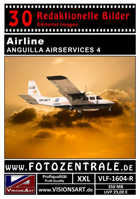 30 REDAKTIONELLE Bilder - Airline - ANGUILLA AIRSERVICES (VLF-1604-R)