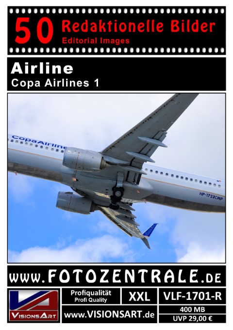 50 REDAKTIONELLE Bilder - Airline - Copa Airlines (VLF-1701-R)