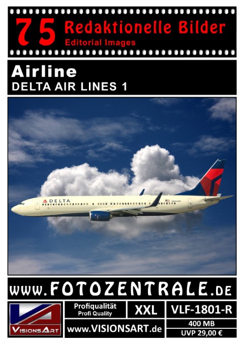 75 REDAKTIONELLE Bilder - Airline - DELTA Airlines (VLF-1801-R)