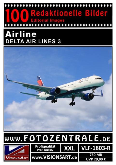 100 REDAKTIONELLE Bilder - Airline - DELTA Airlines (VLF-1803-R)