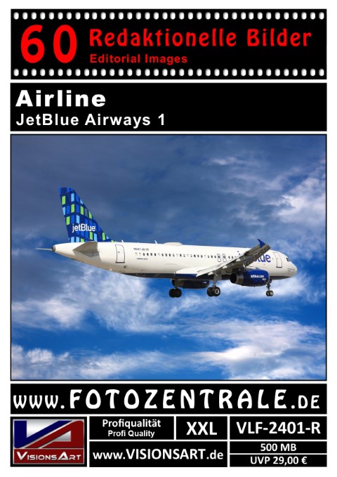 60 REDAKTIONELLE Bilder - Airline - JetBlue (VLF-2401-R)