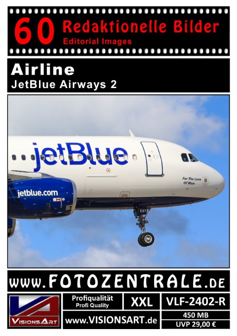 60 REDAKTIONELLE Bilder - Airline - JetBlue (VLF-2402-R)