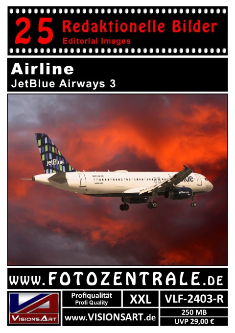 25 REDAKTIONELLE Bilder - Airline - JetBlue (VLF-2403-R)