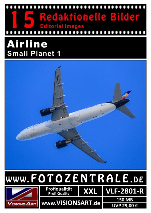 15 REDAKTIONELLE Bilder - Airline - Small Planet (VLF-2801-R)