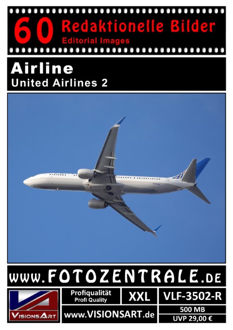 60 REDAKTIONELLE Bilder - Airline - United Airlines (VLF-3502-R)