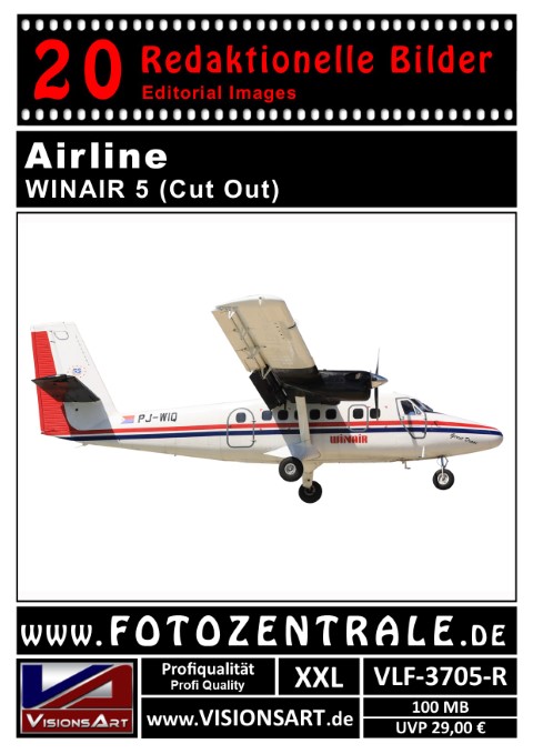 20 REDAKTIONELLE Bilder - Airline - WINAIR - Cut Out (VLF-3705-R)