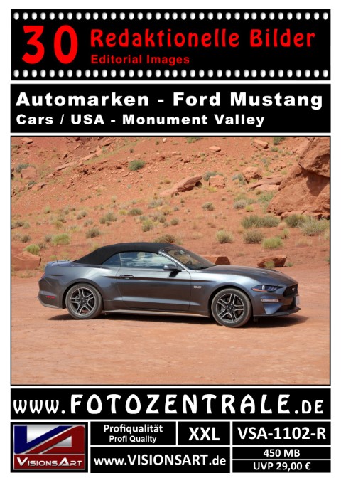 30 REDAKTIONELLE Bilder - Automarken - Ford Mustang (VSA-1102-R)